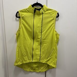 Rapha Men’s Large Cycling Classic Gilet Vest Yellow Chartreuse Lightweight